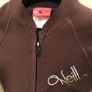 NWT O’Neill Bahia 1mm quarter zip jacket - size 4
